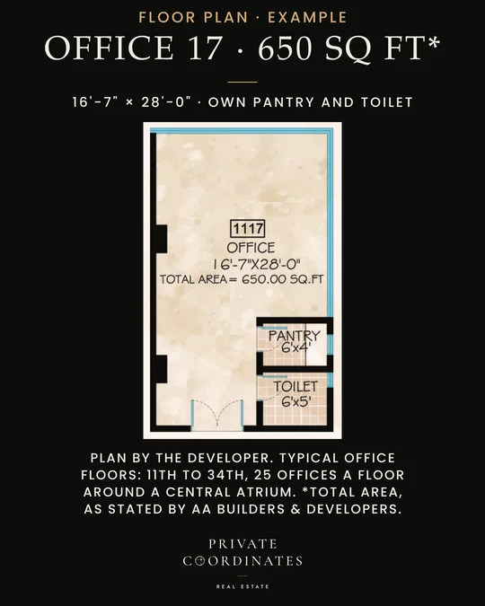 AA Central – floor plan example