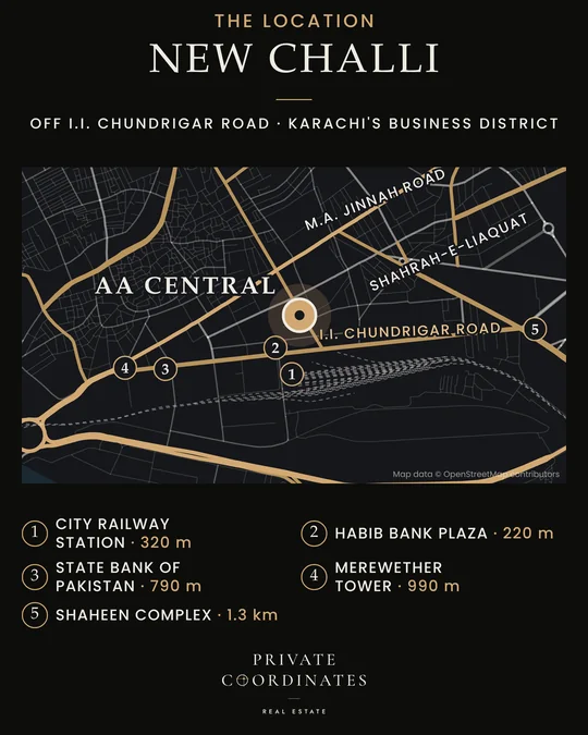 AA Central – location map