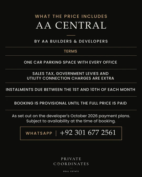 AA Central – what the price includes