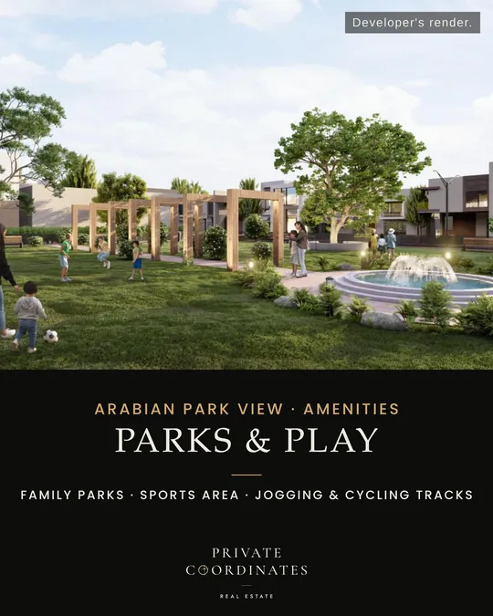 Arabian Park View – payment plan and floor plan, slide 4