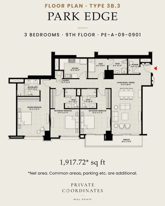 Park Edge – payment plan and floor plan, slide 3