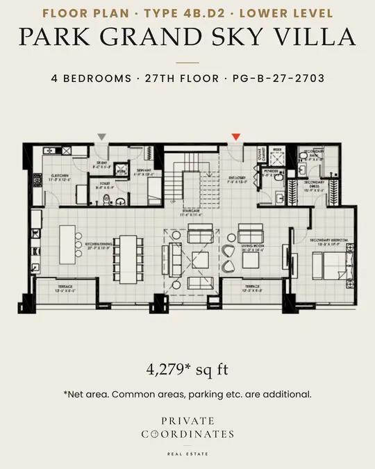Park Grand Sky Villa – payment plan and floor plan, slide 3