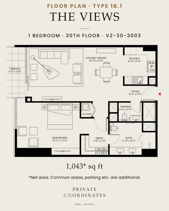 The Views – payment plan and floor plan, slide 3