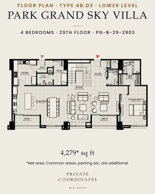 Park Grand Sky Villa – payment plan and floor plan, slide 3