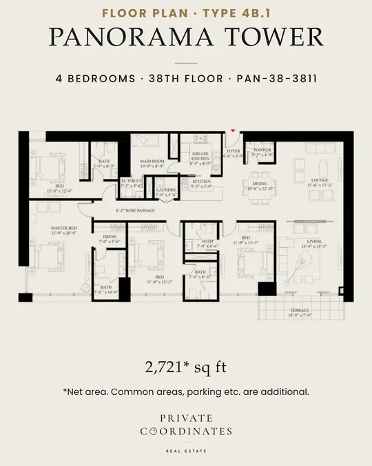 Panorama Tower – payment plan and floor plan, slide 3