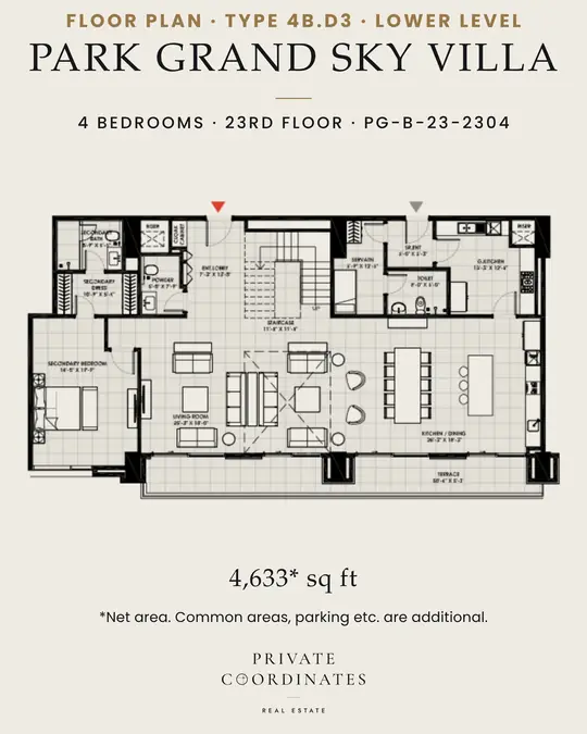 Park Grand Sky Villa – payment plan and floor plan, slide 3