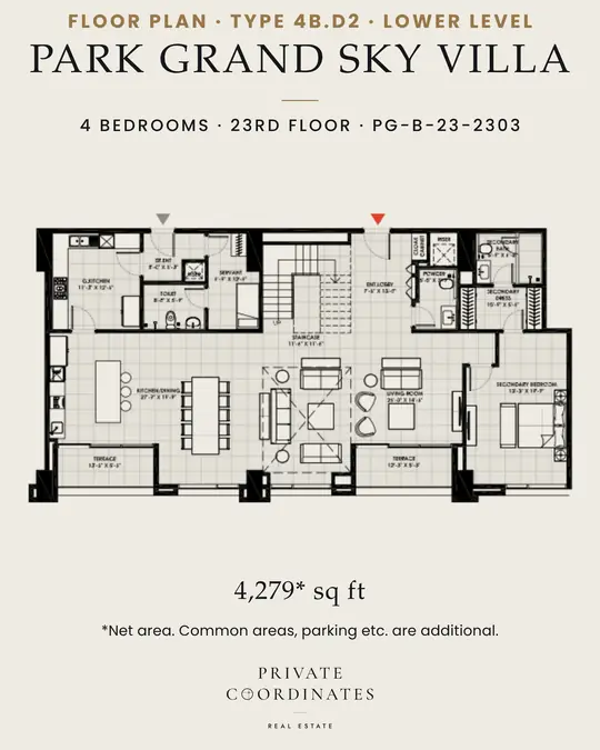 Park Grand Sky Villa – payment plan and floor plan, slide 3