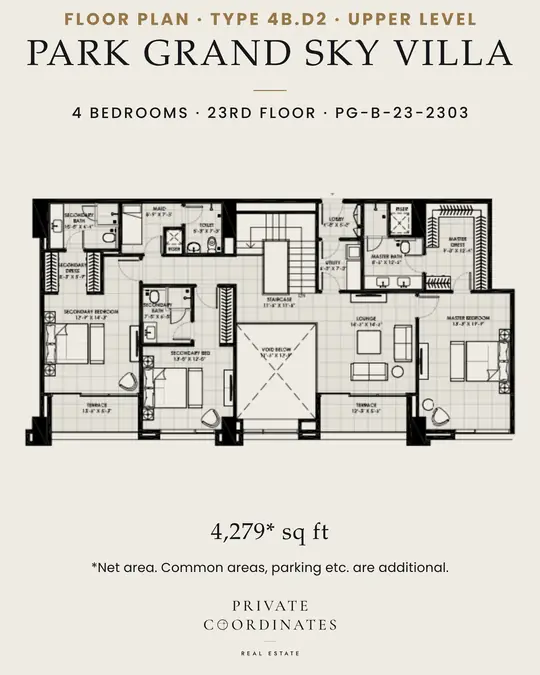 Park Grand Sky Villa – payment plan and floor plan, slide 4