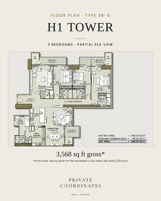 H1 Tower – payment plan and floor plan, slide 2