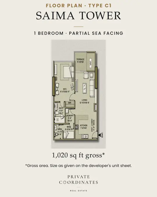 Saima Tower – payment plan and floor plan, slide 3