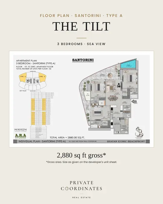 The Tilt – payment plan and floor plan, slide 2